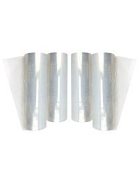 UOFFICE 18" x 1500' x 80 Guage, 4 Rls/Cs Hand Wrap Blown