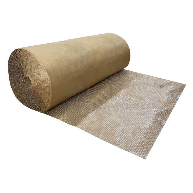 Kraft- Backed Bubble Roll 125'X24