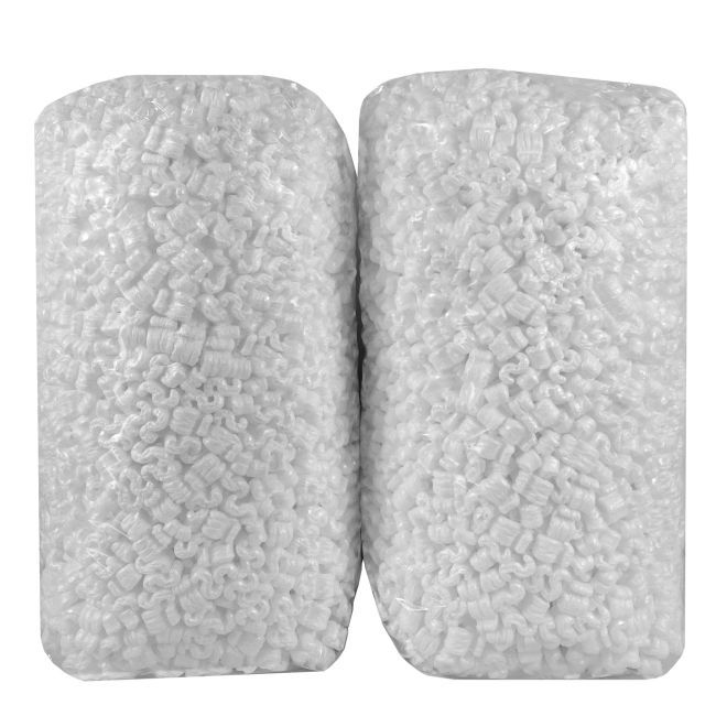 Regular white packing peanuts for protecting and packing fragile items  | StarBoxes