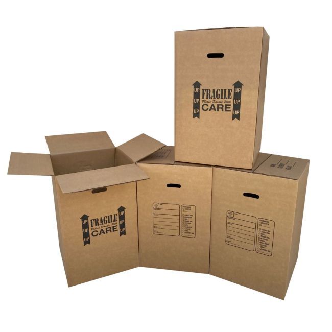 Corrugated Dish Boxes For Packing China and Kitchen UOFFICE