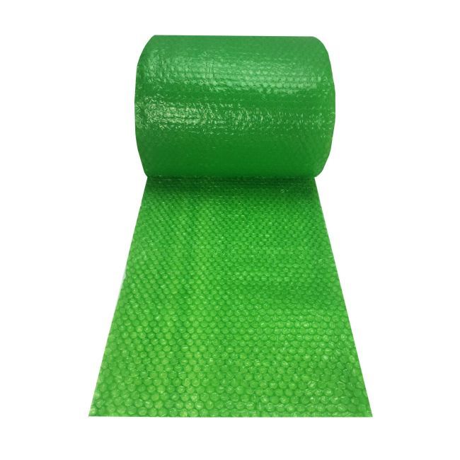 StarBoxes green bubble roll is used to protect items during delivery.