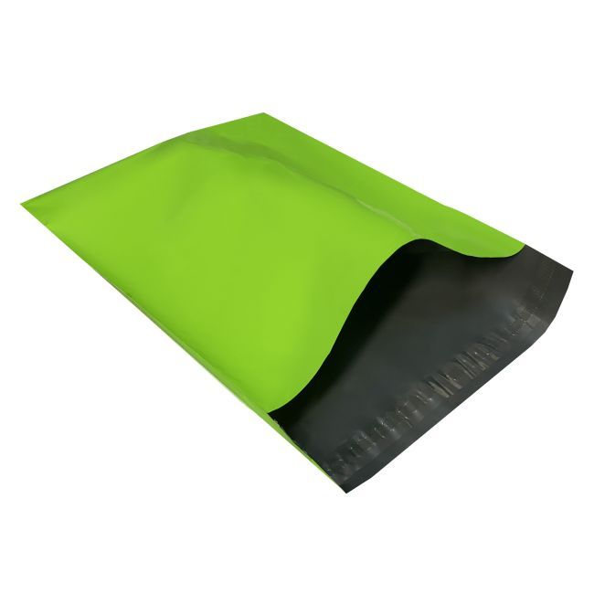 With Green Poly Mailers, identify your shipments with colors
