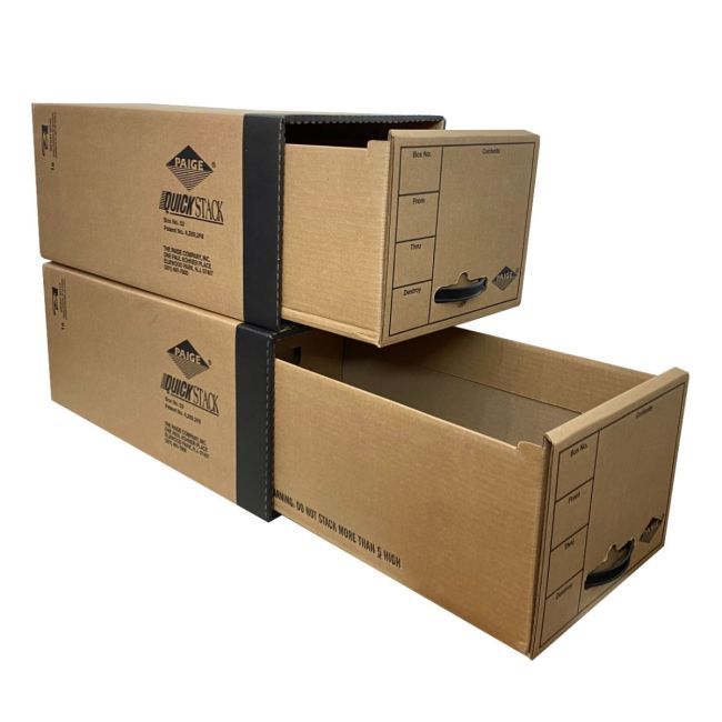 UOFFICE drawer file boxes in strong cardboard are ideal for organizing files.


