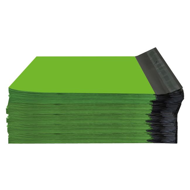 The size of 6x9 green poly mailers provides enough space for packing clothing to small items