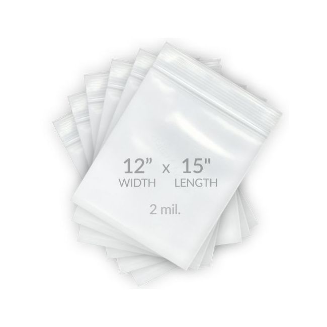 Reclosable Bags 2 Mil 12