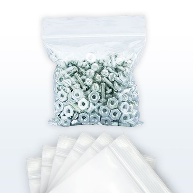 Poly Zipper Bags 2 mil.  6