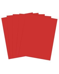 Colored Bond Paper Bundle 8.5" x 11", 20lbs, 100 Pages, Red