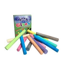 Multicolor Chalk, 12 Pack