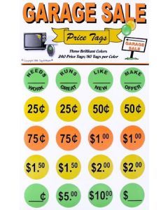 Garage Sale Labels
