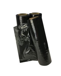 18" x 1500' x 80G, 4 Rls/Cs Hand Wrap Cast Black