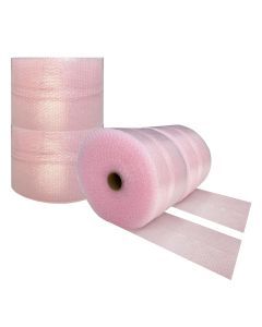 UOFFICE Pink AntiStatic Bubble Small 3/16" - 700' Roll x 12" Wide