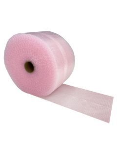 Pink AntiStatic Bubble Small 3/16" - 175' Roll x 12" Wide