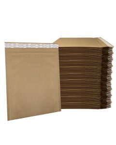 Dark Brown Kraft Bubble Mailer #2 8.5" x 11" - Pack of 100