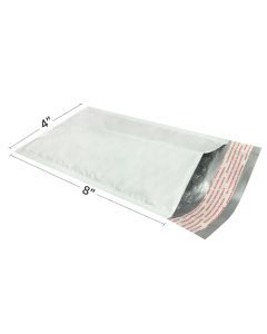 Poly Bubble Mailer 4"X8" #000 Pack of 25