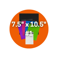 Colored Poly Mailer Envelopes 7.5